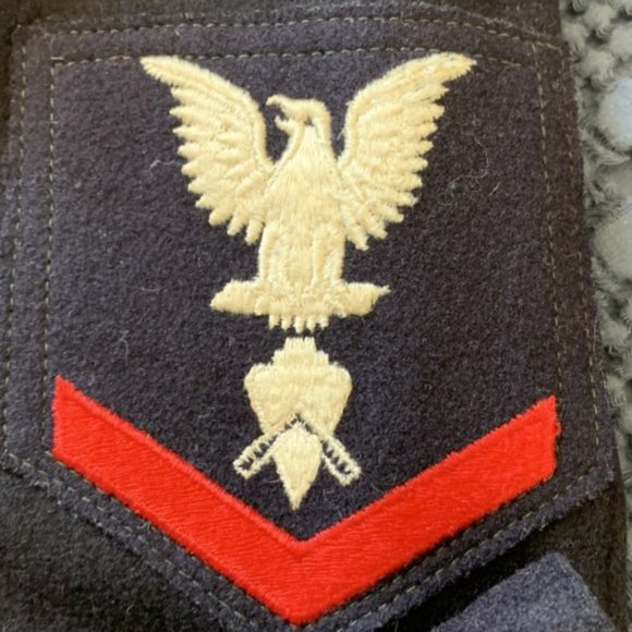 Vintage NAVY WWII wool two piece uniform MCB 10 13 button pants - Picture 4 of 8